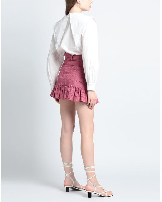 NIKKIE Mini Skirt in Pink | Lyst