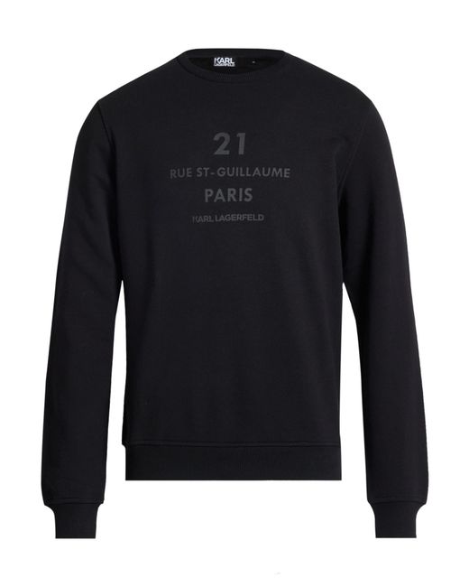 Karl Lagerfeld Blue Sweatshirt Cotton for men