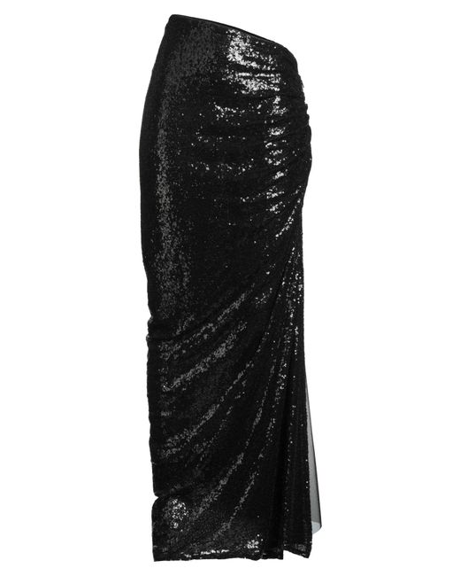 Maticevski Black Maxi Skirt Polyester, Elastane