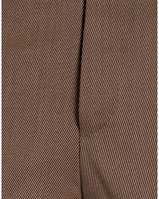 Luigi Bianchi Brown Pants Virgin Wool, Polyester, Elastane for men