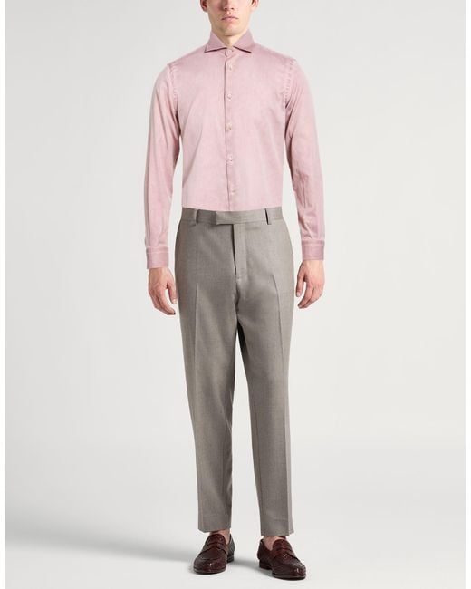 Boglioli Pink Shirts for men
