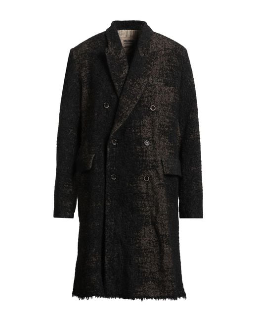 Abrigo Uma Wang de hombre de color Black