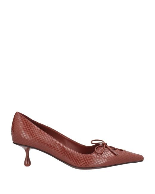 Jimmy Choo Red Pumps Leather
