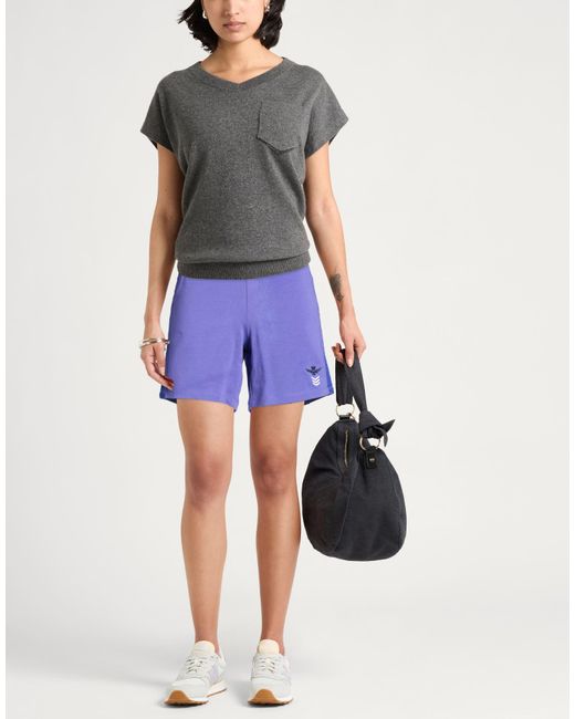Aeronautica Militare Blue Shorts & Bermuda Shorts Cotton, Elastane