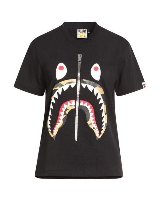 A Bathing Ape Black T-Shirt Cotton