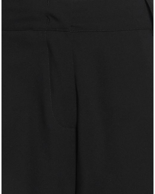 RUE DU BAC Black Pants Polyester, Viscose, Elastane