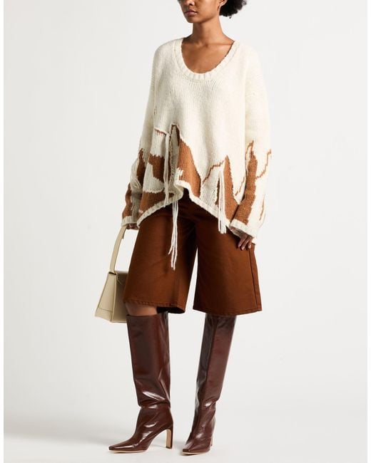 Dondup Natural Cream Sweater Alpaca Wool, Polyamide, Wool