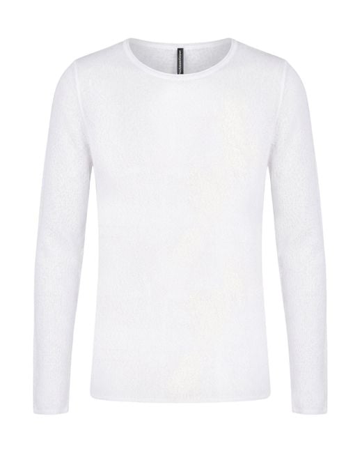 Pierantonio Gaspari White Sweater Viscose, Polyamide