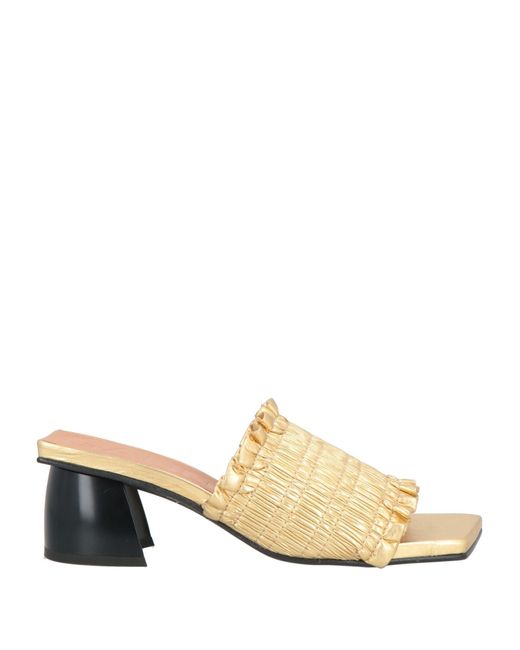 Ganni Natural Sandals
