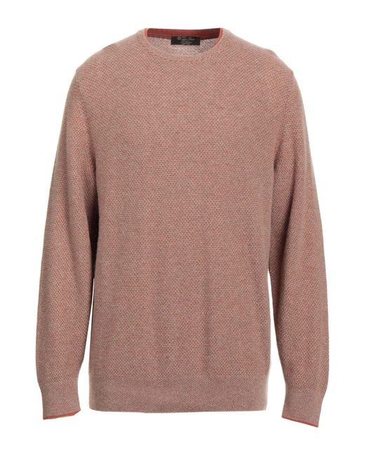 Loro Piana Cashmere Jumper in Brick Red (Brown) for Men | Lyst