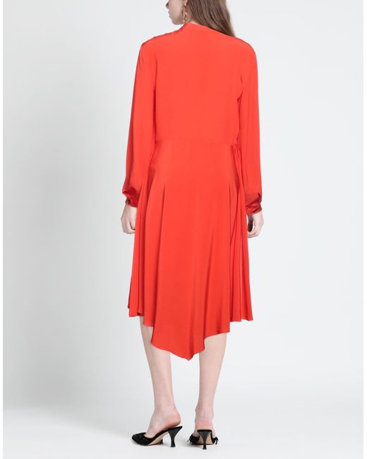Stella McCartney Red Midi Dresses