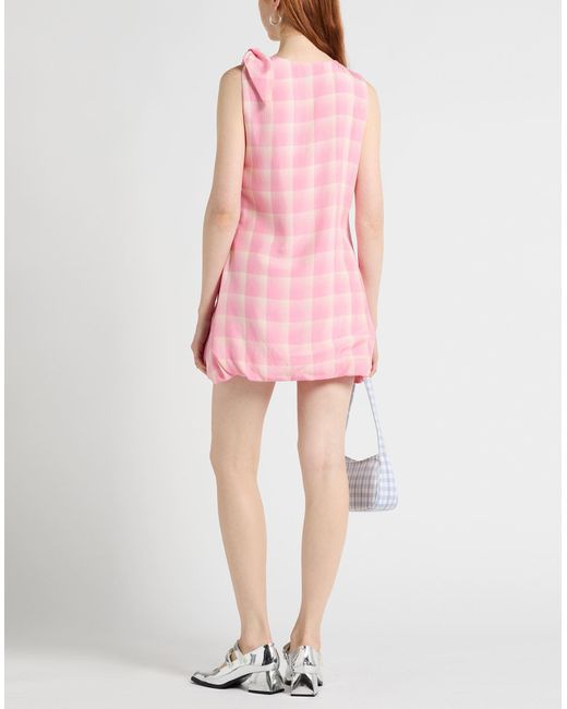 MSGM Pink Mini Dress Viscose