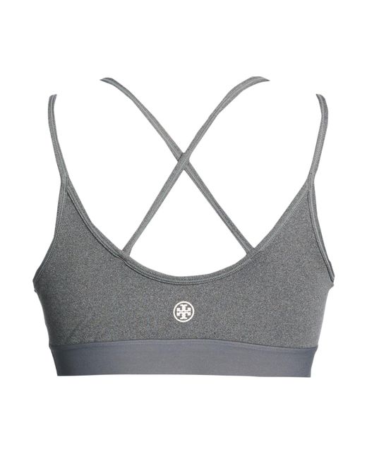Tory Sport Gray Top Polyester, Elastane