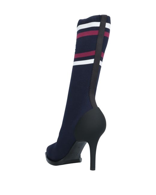 navy blue sock booties