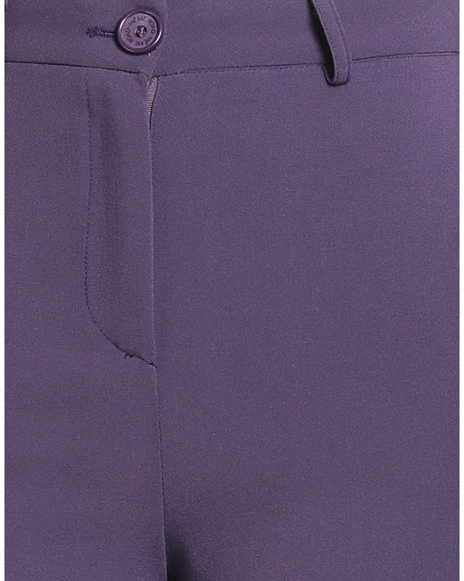 MÊME ROAD Blue Pants Polyester, Rayon, Elastane