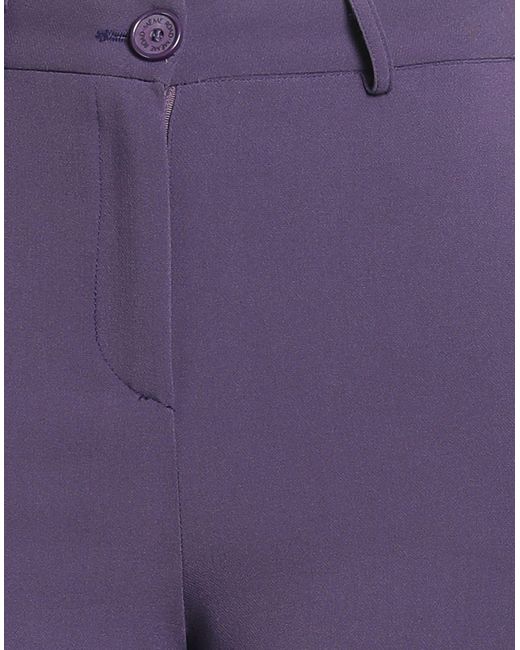 MÊME ROAD Blue Pants Polyester, Rayon, Elastane