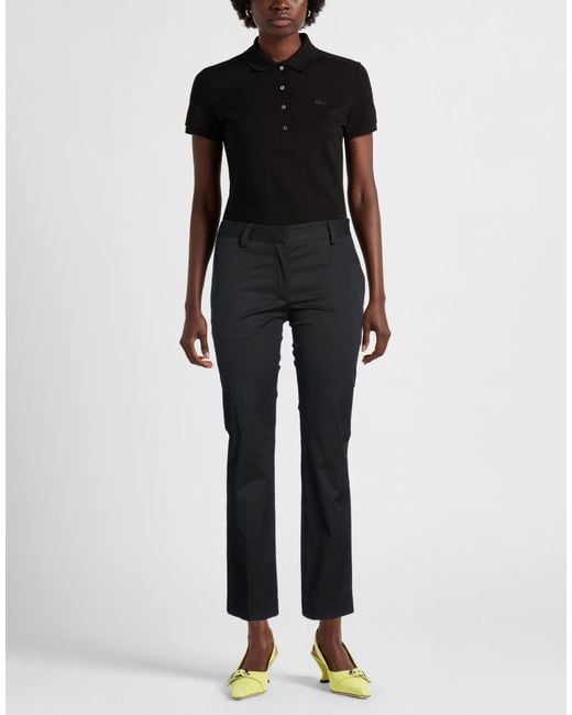 Hache Black Pants Cotton, Elastane
