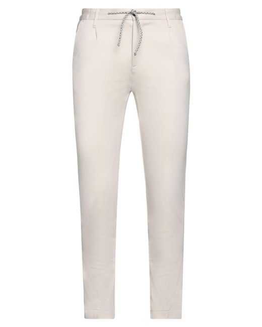 Daniele Alessandrini White Cropped Pants for men