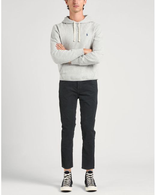 Department 5 Gray Pants Cotton, Elastane for men