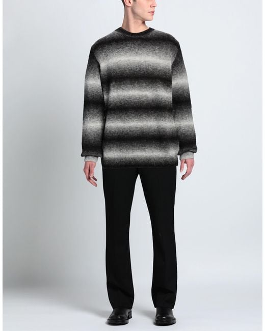 Retois Black Sweater Alpaca Wool, Polyester for men