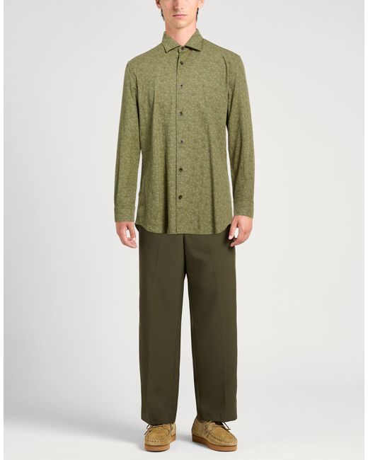 Glanshirt Green By Slowear Shirt Cotton for men