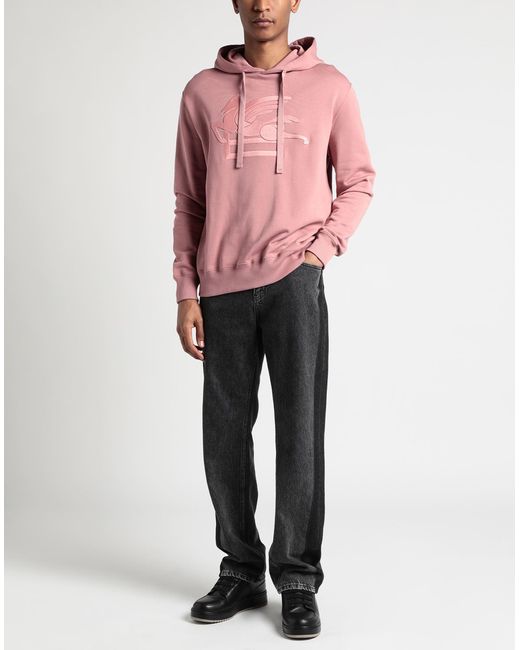 Etro Pink Sweatshirt for men