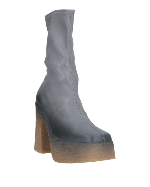 Stella McCartney Gray Ankle Boots