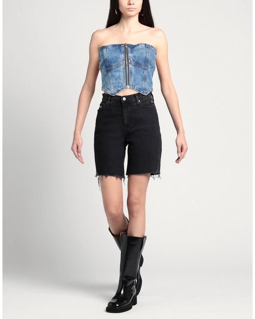 Top Reformation de color Blue