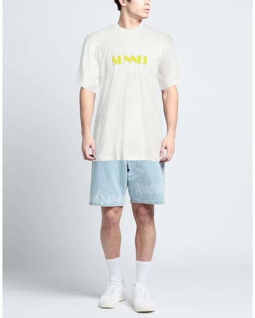Sunnei White T-shirt for men