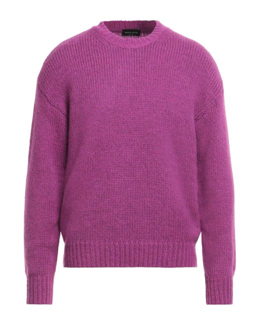 Pullover Roberto Collina de hombre de color Purple