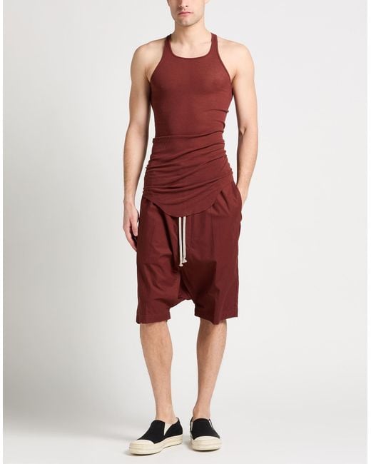 Rick Owens Purple Tank Top for men