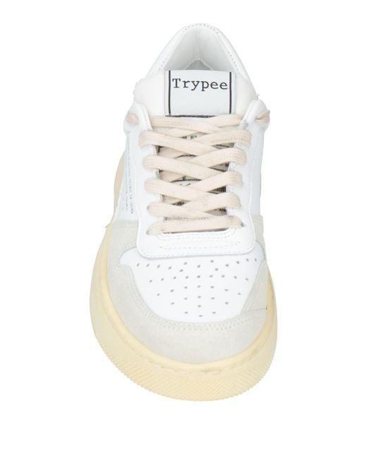 TRYPEE White Sneakers Leather