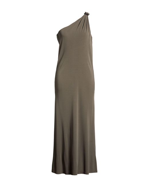 Max Mara Natural Mm By Dark Maxi Dress Viscose