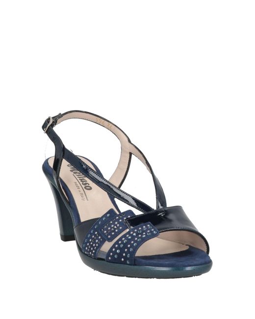 Melluso Blue Sandals Leather