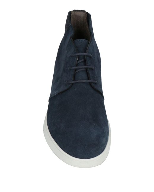 Pollini Blue Ankle Boots for men