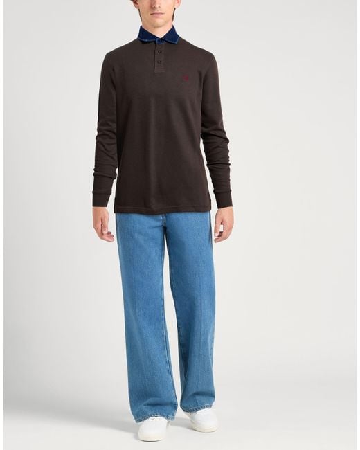 Harmont & Blaine Black Polo Shirts for men