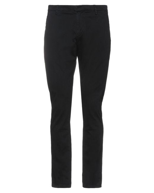 Dondup Black Pants for men