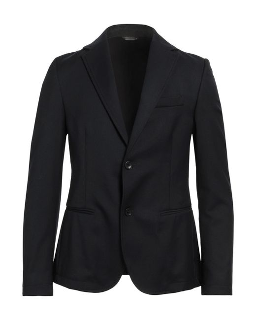 Daniele Alessandrini Black Blazer for men