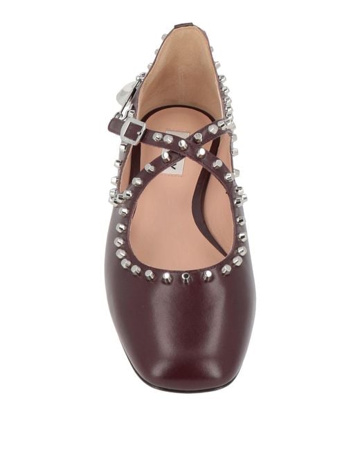 Bally Brown Ballet Flats