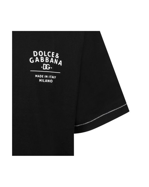 T-shirt Dolce & Gabbana pour homme en coloris Black