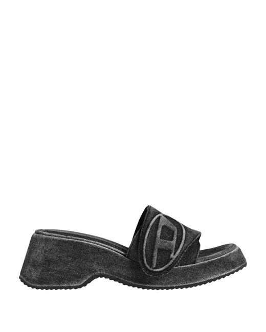 DIESEL Black Sandals