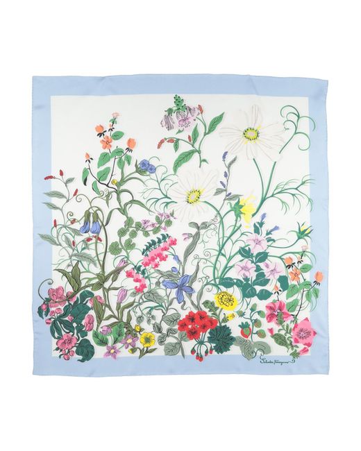 Ferragamo Blue Scarves