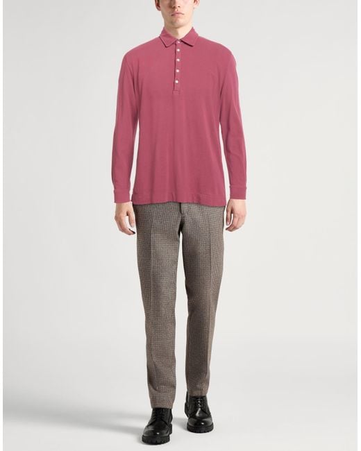 Polo Massimo Alba de hombre de color Pink