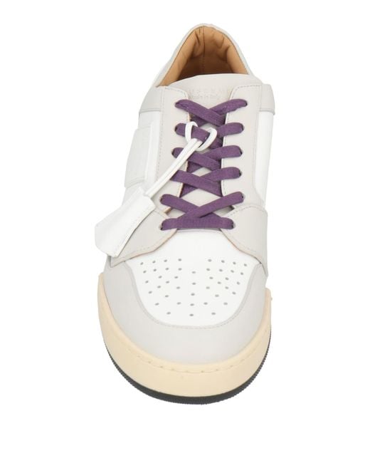 Buscemi White Sneakers Leather for men