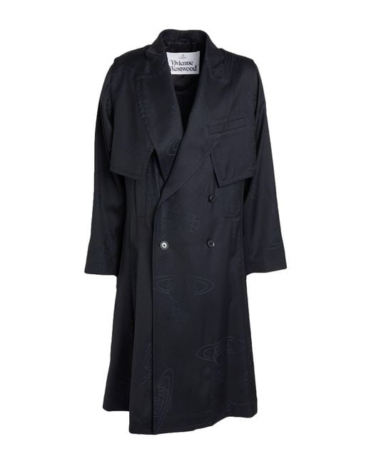Vivienne Westwood Blue Overcoat & Trench Coat Wool for men
