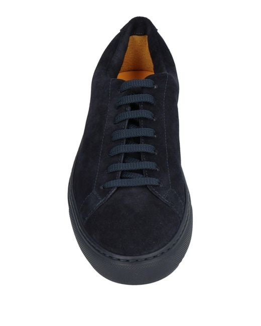 Doucal's Blue Midnight Sneakers Leather for men