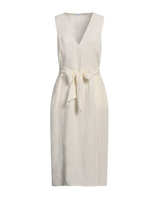 Patrizia Pepe White Midi-Kleid