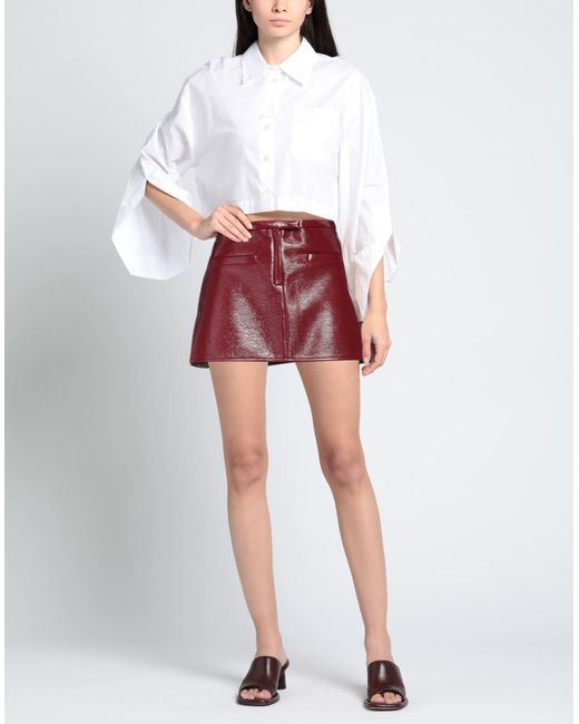 Courreges Red Mini Skirt