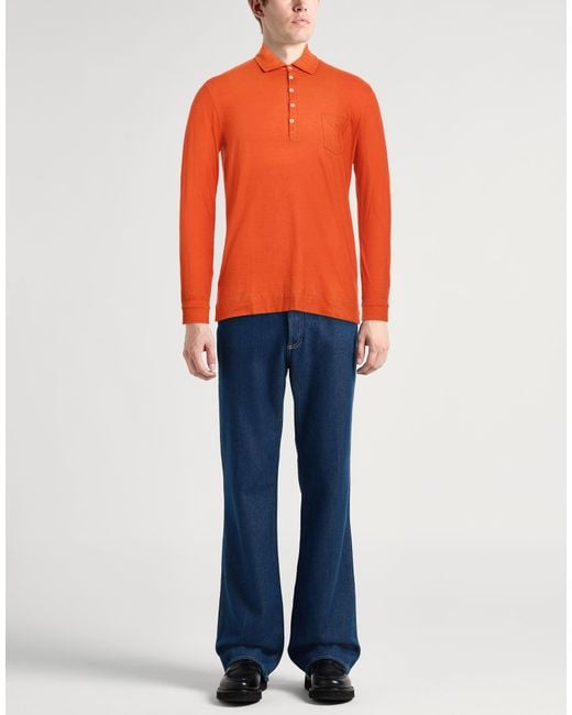 Polo Massimo Alba de hombre de color Orange
