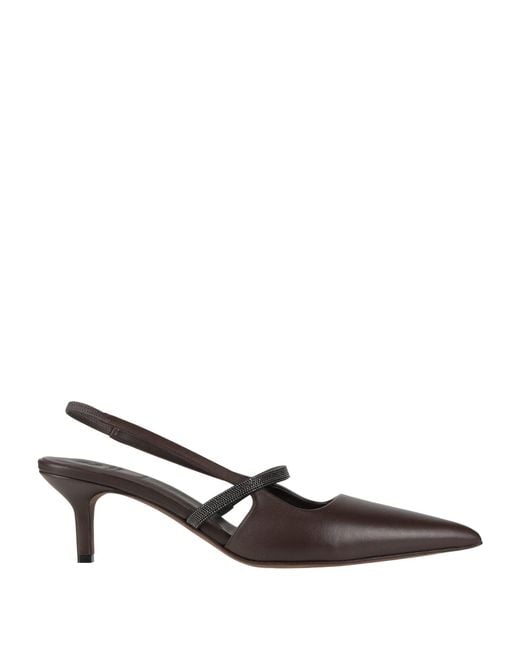Brunello Cucinelli Brown Pumps